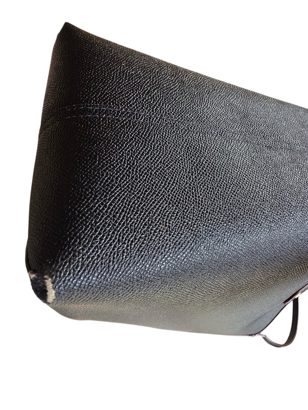 Coach Black Saffiano Tote with Gold Logo - Picture 10 of 15